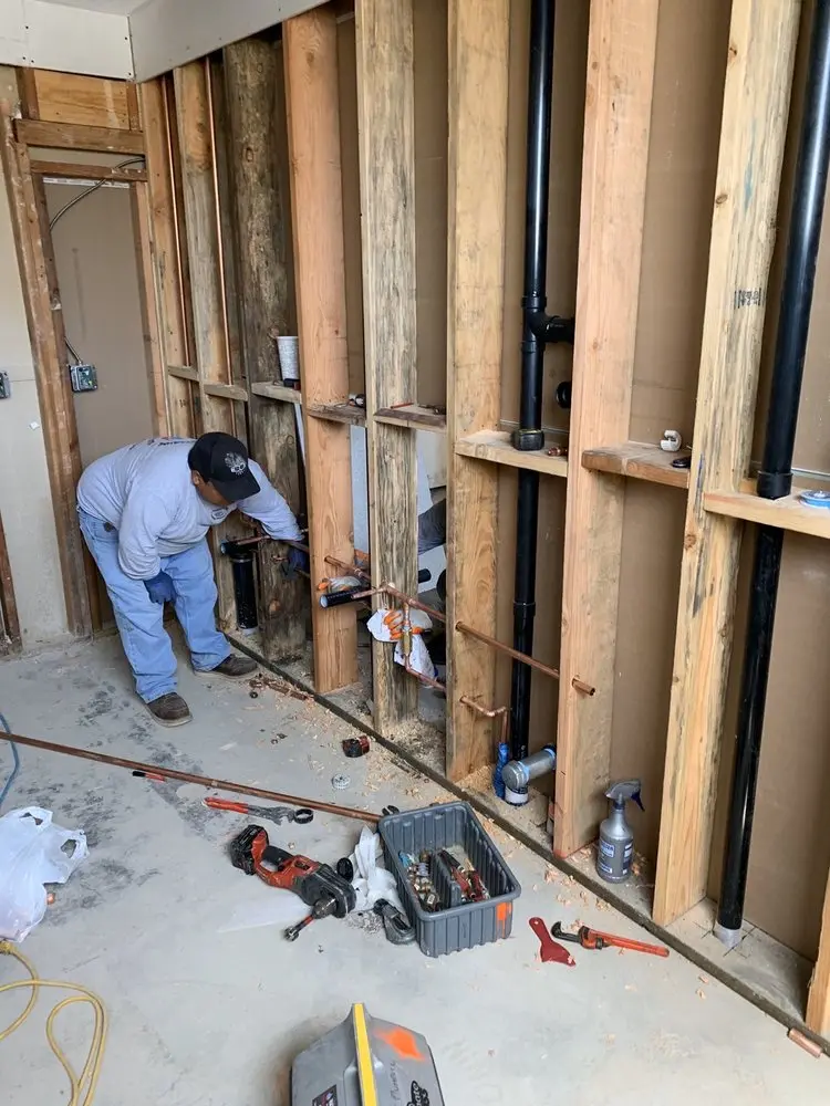 Commercial rough-in plumbing for Commercial Plumbing in Rosedale Village